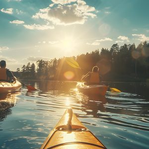 Kayak and paddleboarding in Saly