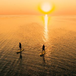 Stand-up paddleboarding in Imsouane
