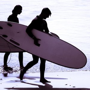 Surfing in Imi Ouaddar